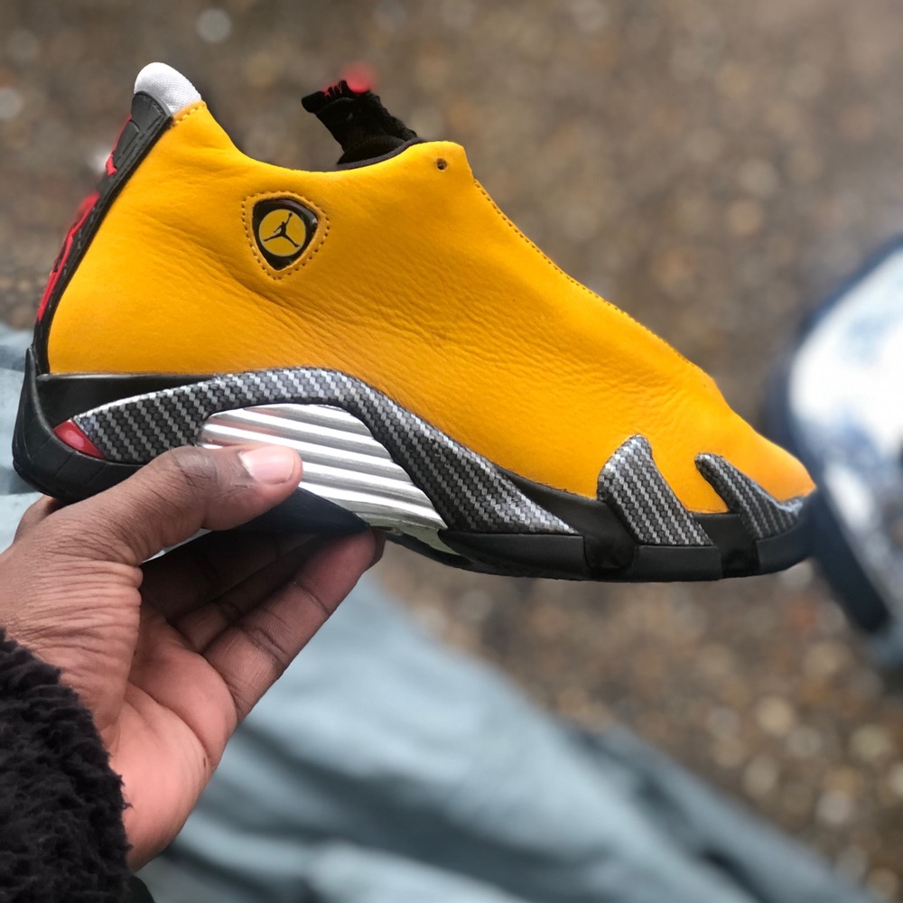 Jordan 4 “ Yellow Ferrari”